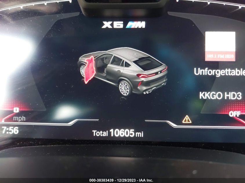 2022 BMW X6 M 5YMCY0C00N9L85409