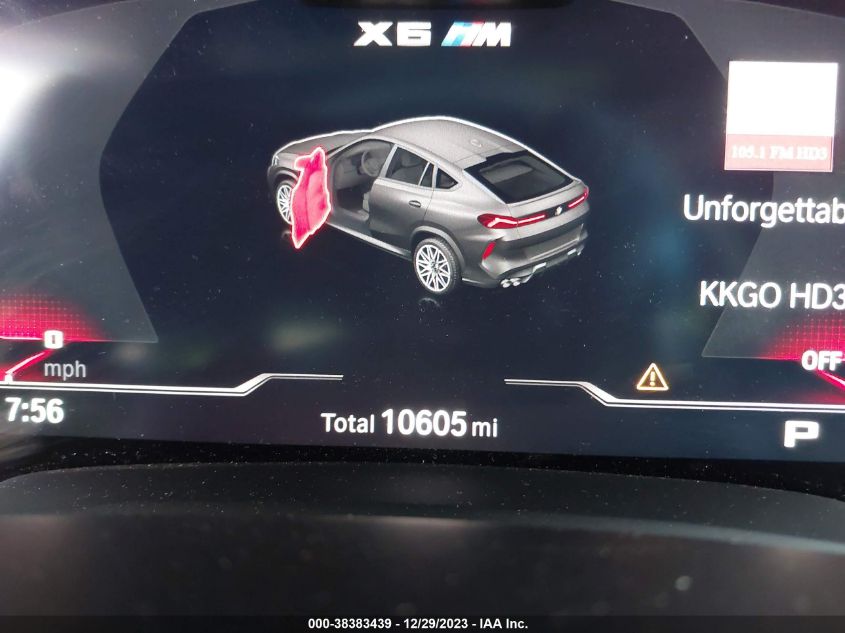 2022 BMW X6 M 5YMCY0C00N9L85409