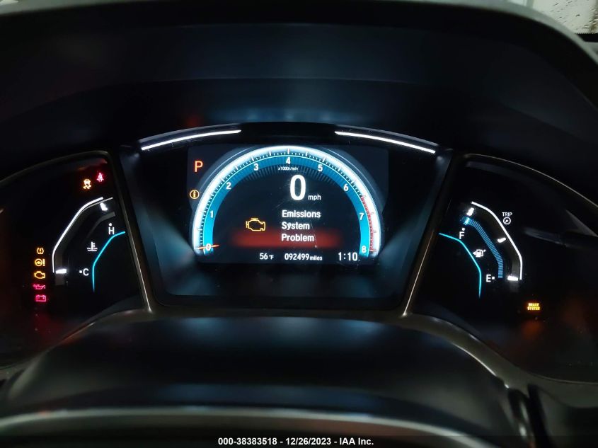 2017 HONDA CIVIC EX - 2HGFC1F36HH657001