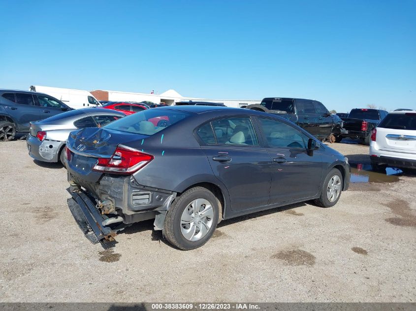 2013 HONDA CIVIC LX - 2HGFB2F57DH600388