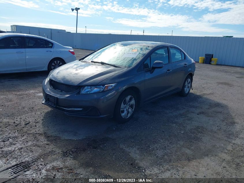2013 HONDA CIVIC LX - 2HGFB2F57DH600388