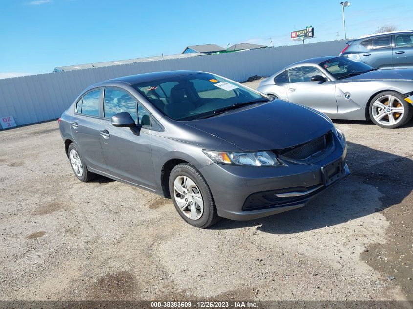 2013 HONDA CIVIC LX - 2HGFB2F57DH600388