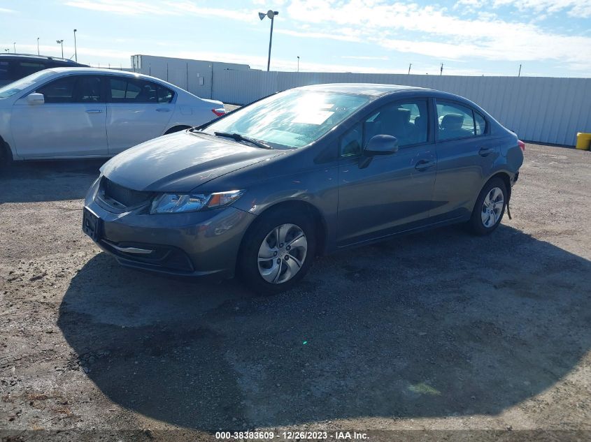 2013 HONDA CIVIC LX - 2HGFB2F57DH600388