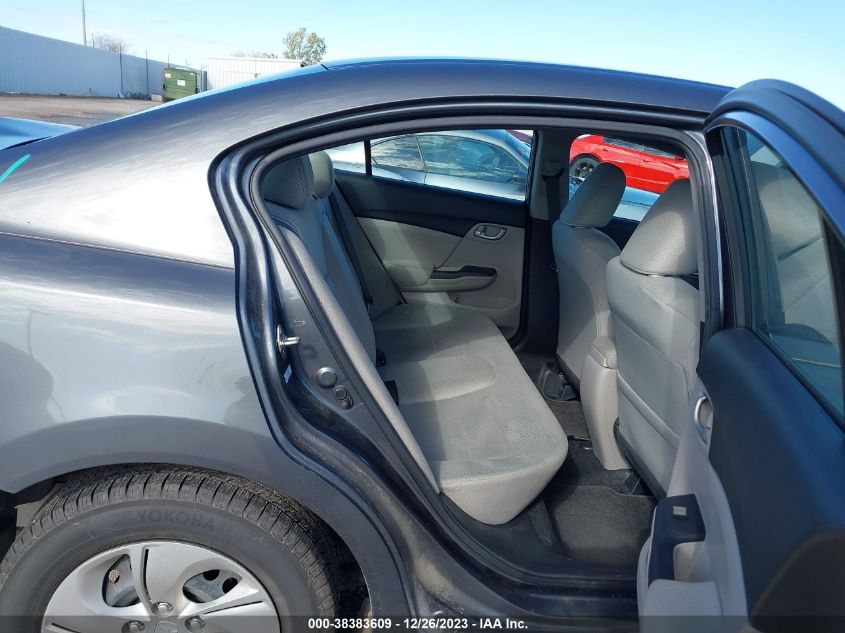 2013 HONDA CIVIC LX - 2HGFB2F57DH600388