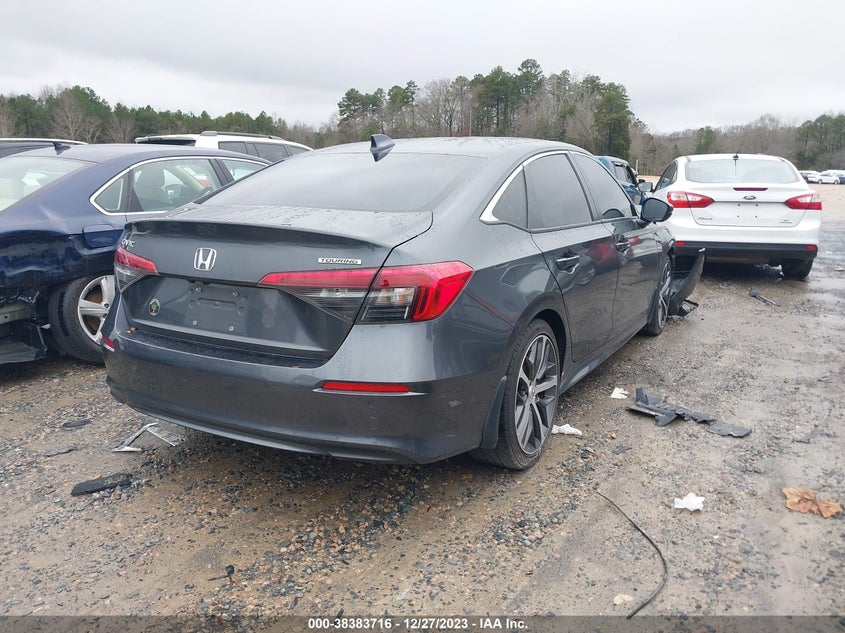 VIN 2HGFE1F96NH308141 2022 HONDA CIVIC TOURING