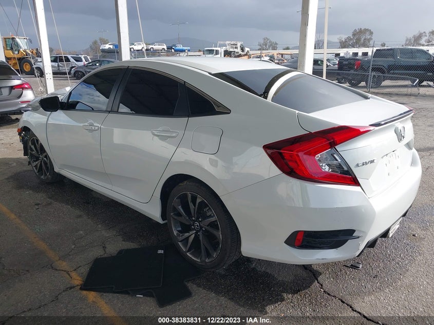 VIN 2HGFC2F81KH598402 2019 HONDA CIVIC SPORT