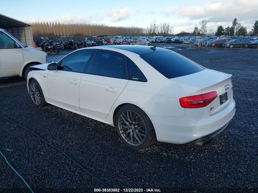 2013 AUDI S4 3.0T PREMIUM PLUS - WAUBGAFL5DA212787
