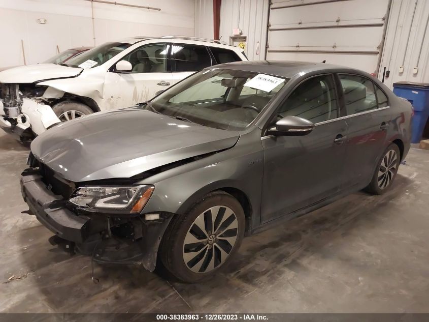 2014 VOLKSWAGEN JETTA HYBRID HYBRID - 3VW637AJ6EM317431