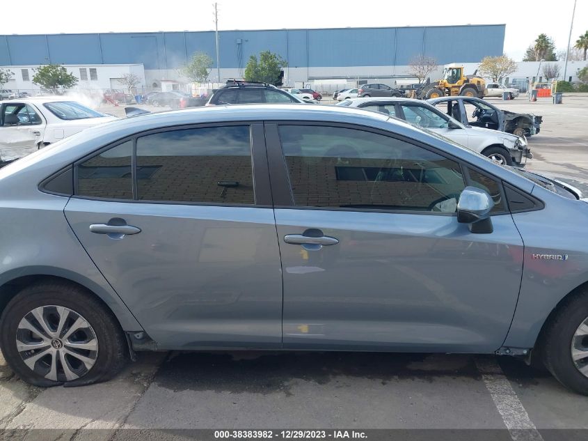 2020 TOYOTA COROLLA HYBRID LE - JTDEBRBEXLJ030005