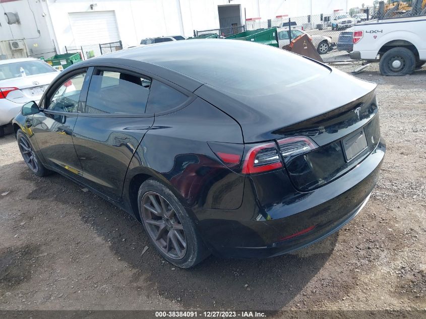 2021 TESLA MODEL 3 STANDARD RANGE PLUS REAR-WHEEL DRIVE - 5YJ3E1EA1MF982408