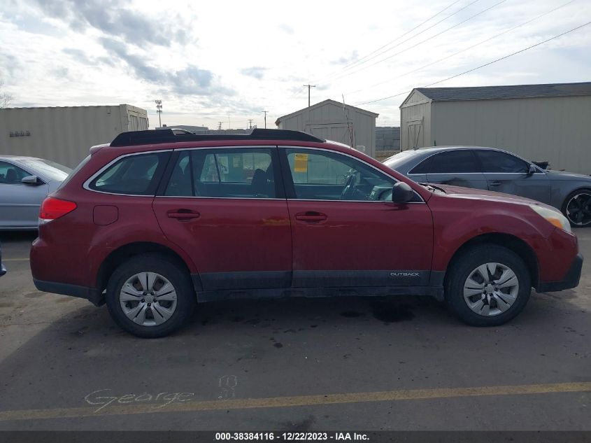 2013 SUBARU OUTBACK 2.5I - 4S4BRBAC8D3267759