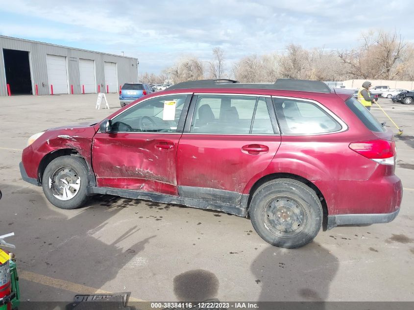 2013 SUBARU OUTBACK 2.5I - 4S4BRBAC8D3267759