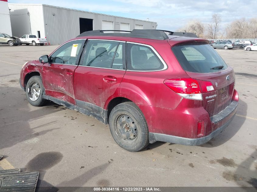 2013 SUBARU OUTBACK 2.5I - 4S4BRBAC8D3267759