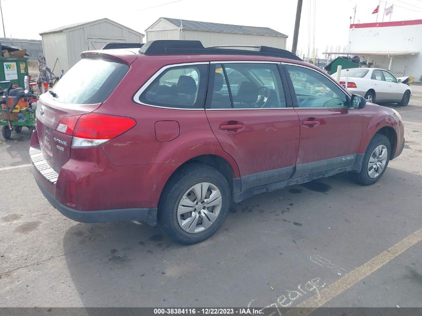 2013 SUBARU OUTBACK 2.5I - 4S4BRBAC8D3267759