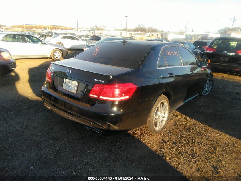 2014 MERCEDES-BENZ E 550 4MATIC - WDDHF9BB9EA811128