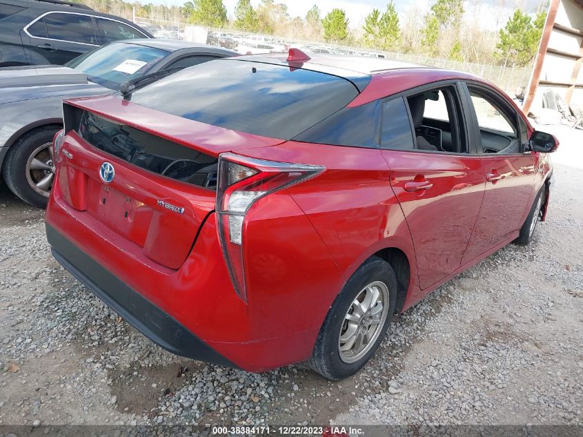 2016 TOYOTA PRIUS THREE - JTDKARFU6G3514707