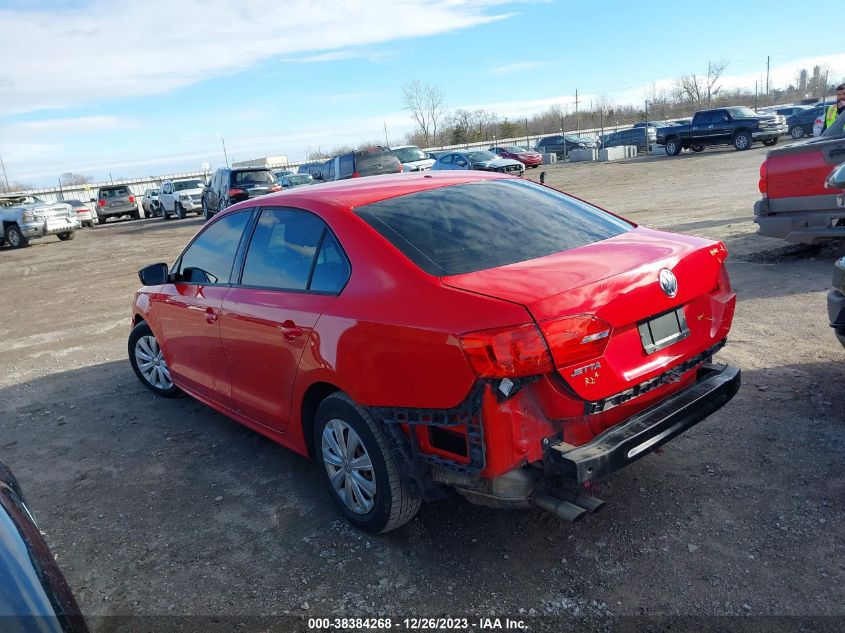 2013 VOLKSWAGEN JETTA S - 3VW2K7AJ7DM304719