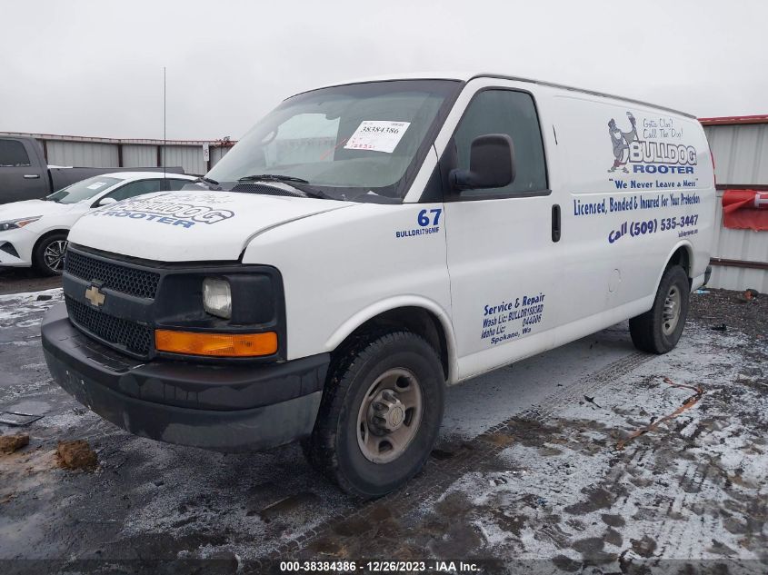 2014 CHEVROLET EXPRESS 2500 WORK VAN 1GCWGFCA1E1123529