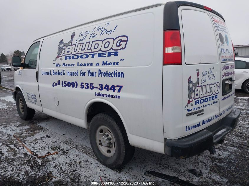 2014 CHEVROLET EXPRESS 2500 WORK VAN 1GCWGFCA1E1123529