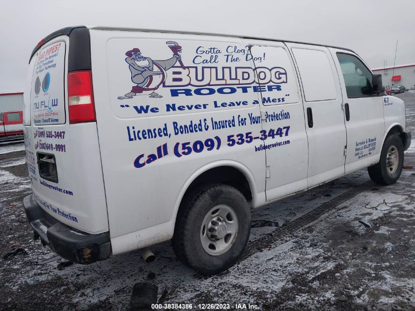 2014 CHEVROLET EXPRESS 2500 WORK VAN 1GCWGFCA1E1123529