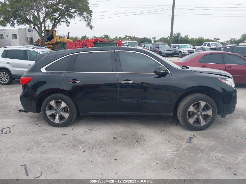 2016 ACURA MDX - 5FRYD3H21GB020766