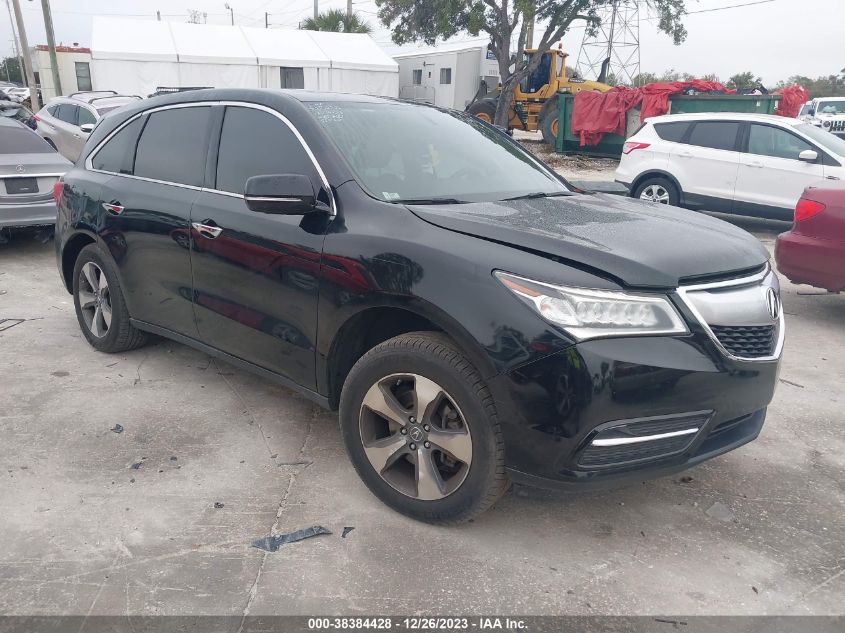 2016 ACURA MDX - 5FRYD3H21GB020766