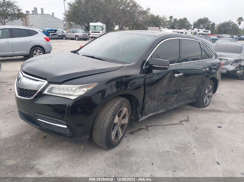 2016 ACURA MDX - 5FRYD3H21GB020766