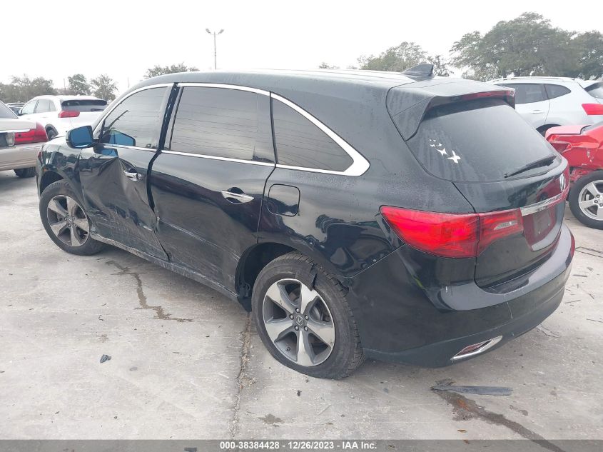 2016 ACURA MDX - 5FRYD3H21GB020766
