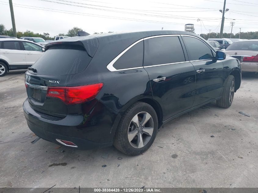 2016 ACURA MDX - 5FRYD3H21GB020766