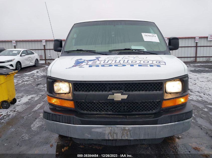 2014 CHEVROLET EXPRESS 2500 WORK VAN 1GCWGFCA8E1123124