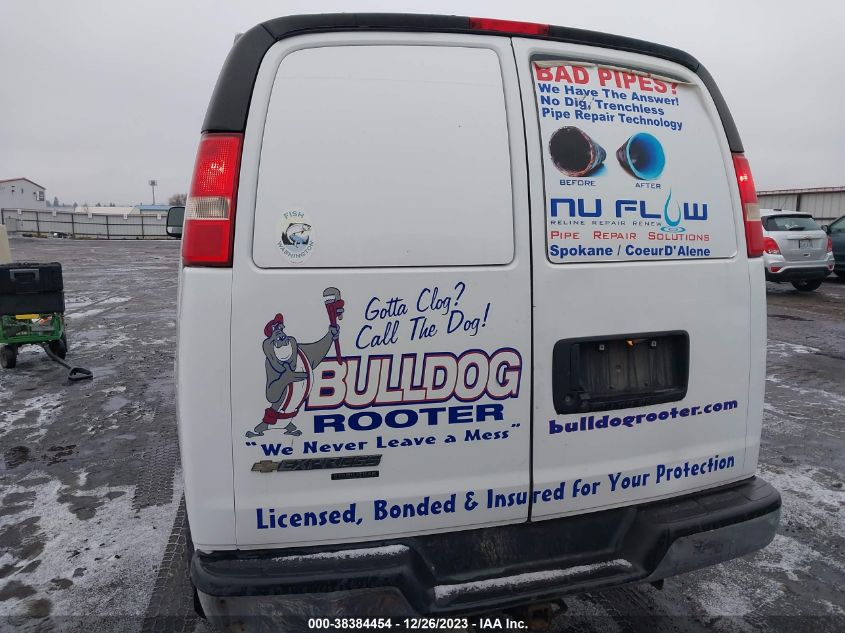 2014 CHEVROLET EXPRESS 2500 WORK VAN 1GCWGFCA8E1123124