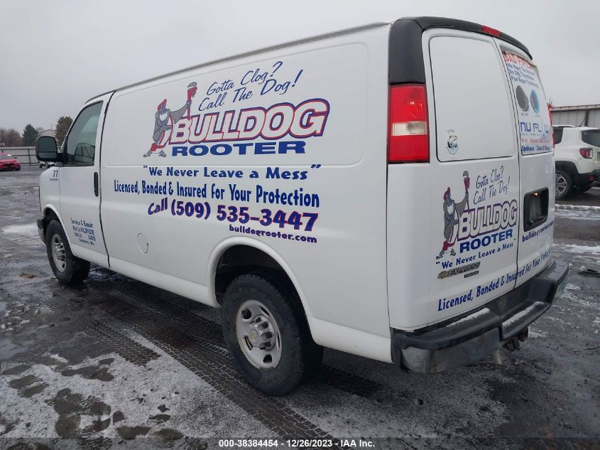 2014 CHEVROLET EXPRESS 2500 WORK VAN 1GCWGFCA8E1123124