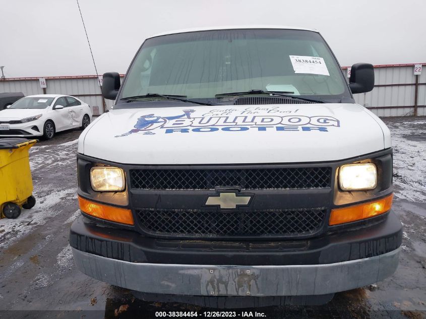2014 CHEVROLET EXPRESS 2500 WORK VAN 1GCWGFCA8E1123124