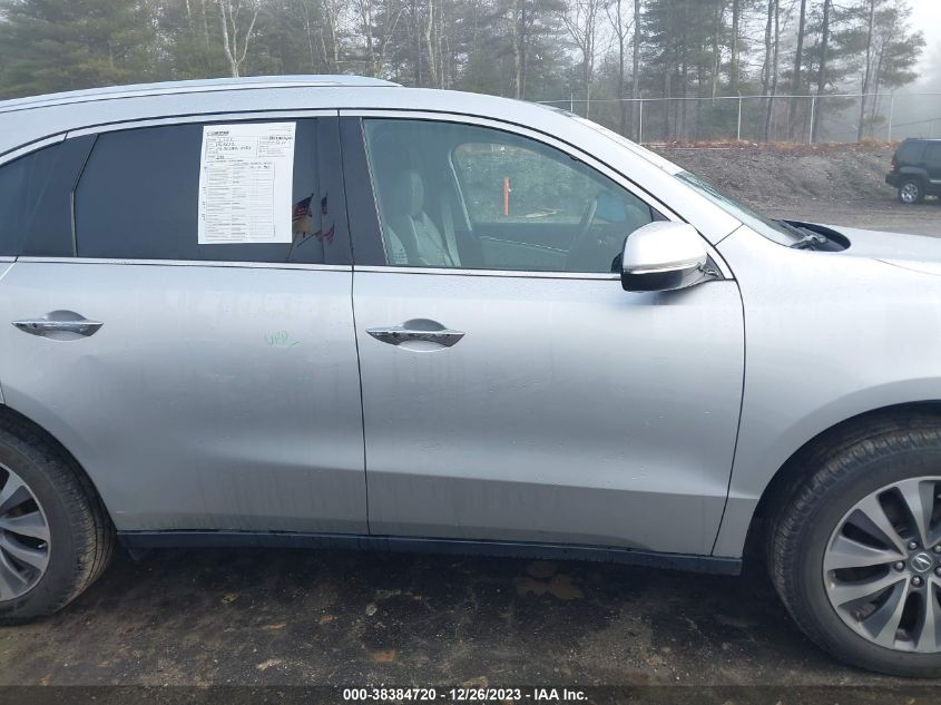 2014 ACURA MDX TECHNOLOGY - 5FRYD4H61EB023236