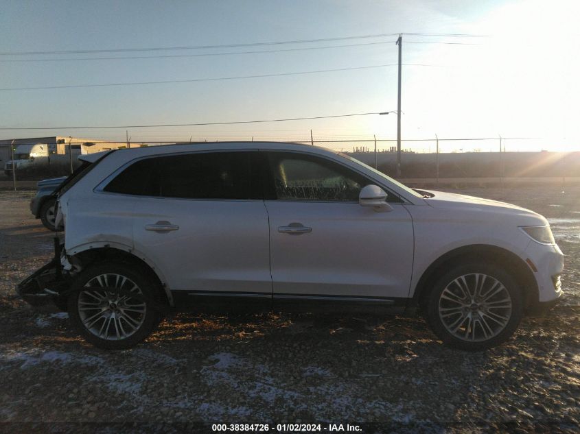 2016 LINCOLN MKX RESERVE - 2LMTJ8LR2GBL24627
