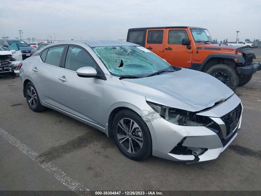 VIN 3N1AB8CV7PY267918 2023 NISSAN SENTRA SV