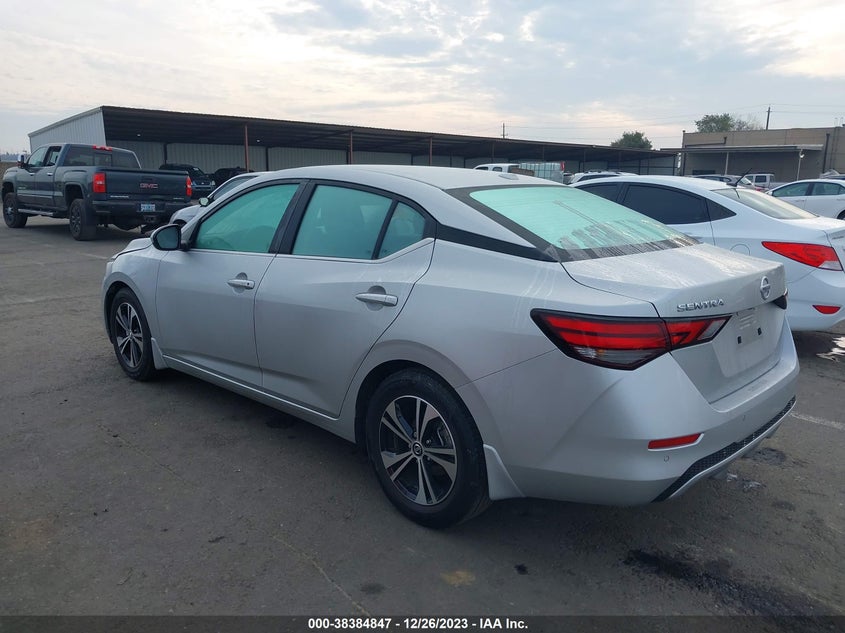 VIN 3N1AB8CV7PY267918 2023 NISSAN SENTRA SV