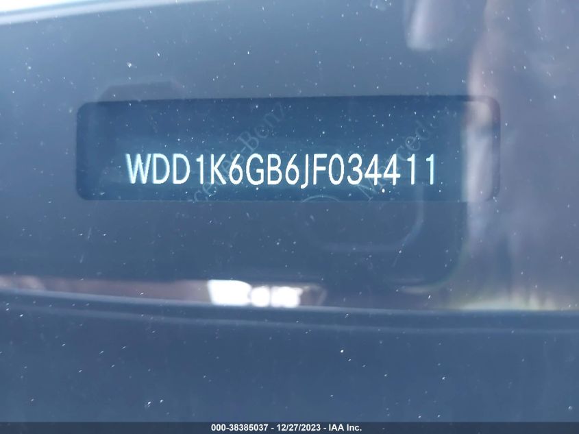 2018 MERCEDES-BENZ E 400 4MATIC WDD1K6GB6JF034411