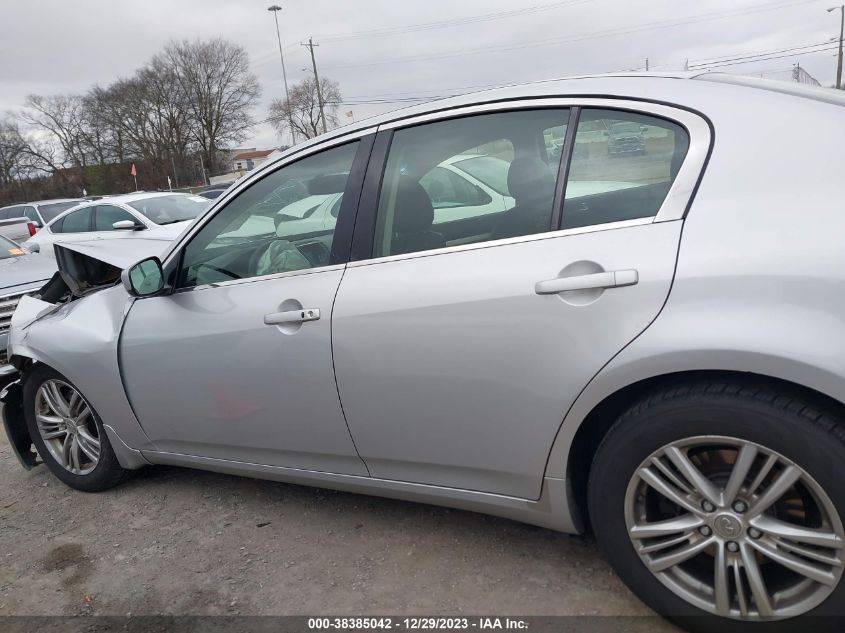 2013 INFINITI G37X - JN1CV6AR4DM754051
