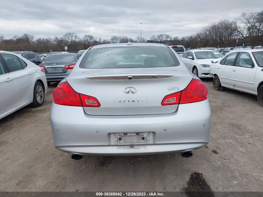 2013 INFINITI G37X - JN1CV6AR4DM754051