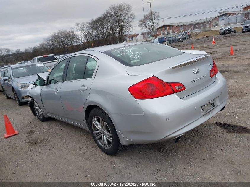 2013 INFINITI G37X - JN1CV6AR4DM754051