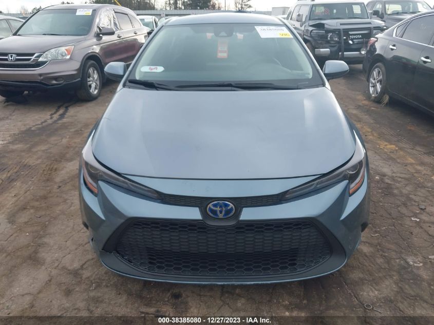 2022 TOYOTA COROLLA HYBRID LE - JTDEAMDE2NJ057639