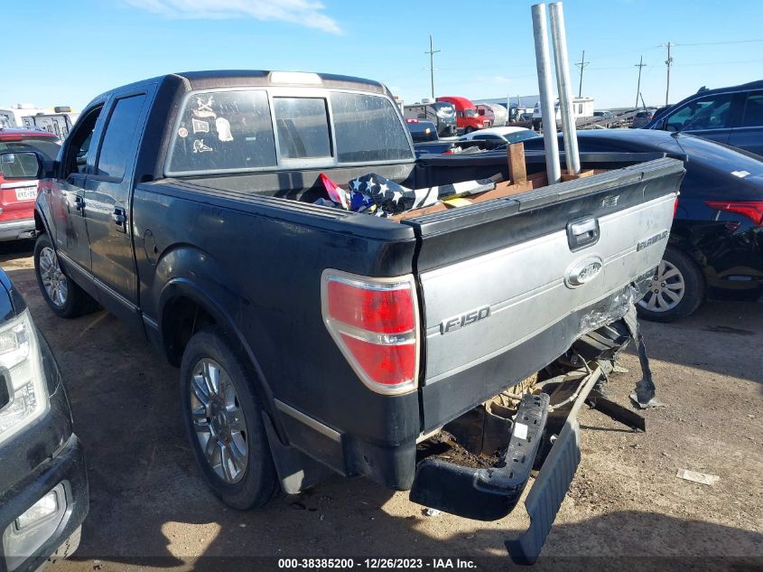 2013 FORD F-150 PLATINUM - 1FTFW1CT8DFD03213