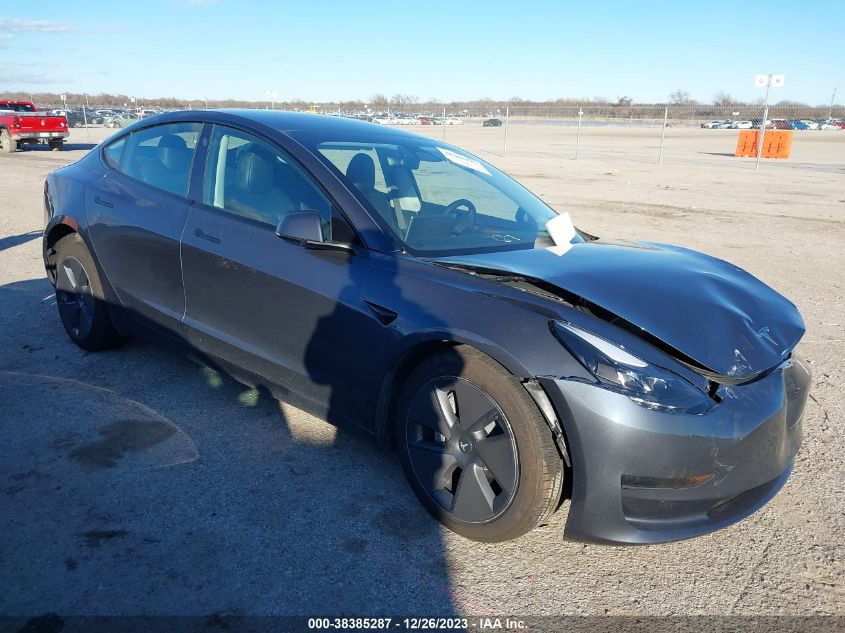 2023 TESLA MODEL 3 REAR-WHEEL DRIVE - 5YJ3E1EA5PF483695