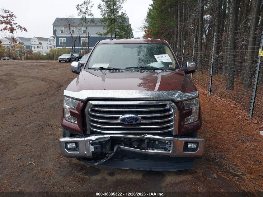 2016 FORD F-150 SUPERCREW - 1FTEW1CP9GFC97652