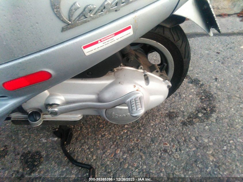 2005 VESPA M198F ZAPM198F255013109