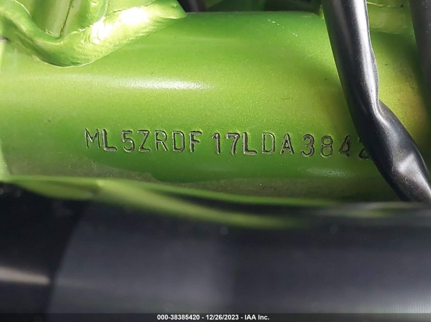 2020 KAWASAKI ZR900 F - ML5ZRDF17LDA38422