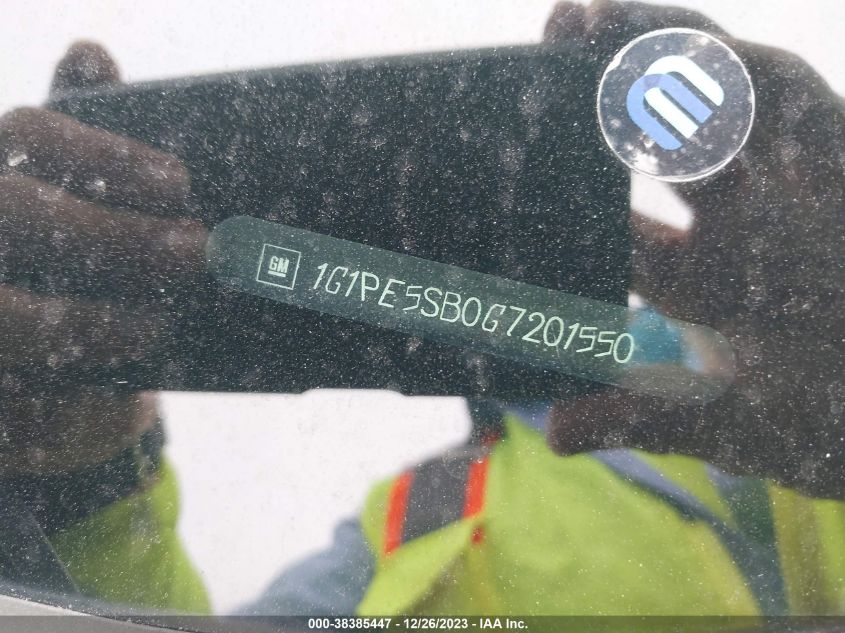 2016 CHEVROLET CRUZE LIMITED LT - 1G1PE5SB0G7201550