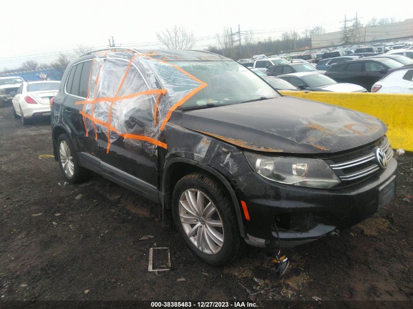 2013 VOLKSWAGEN TIGUAN S/SE/SEL - WVGBV3AXXDW598796