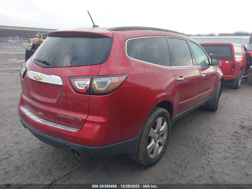 2013 CHEVROLET TRAVERSE LTZ - 1GNKRLKDXDJ110514